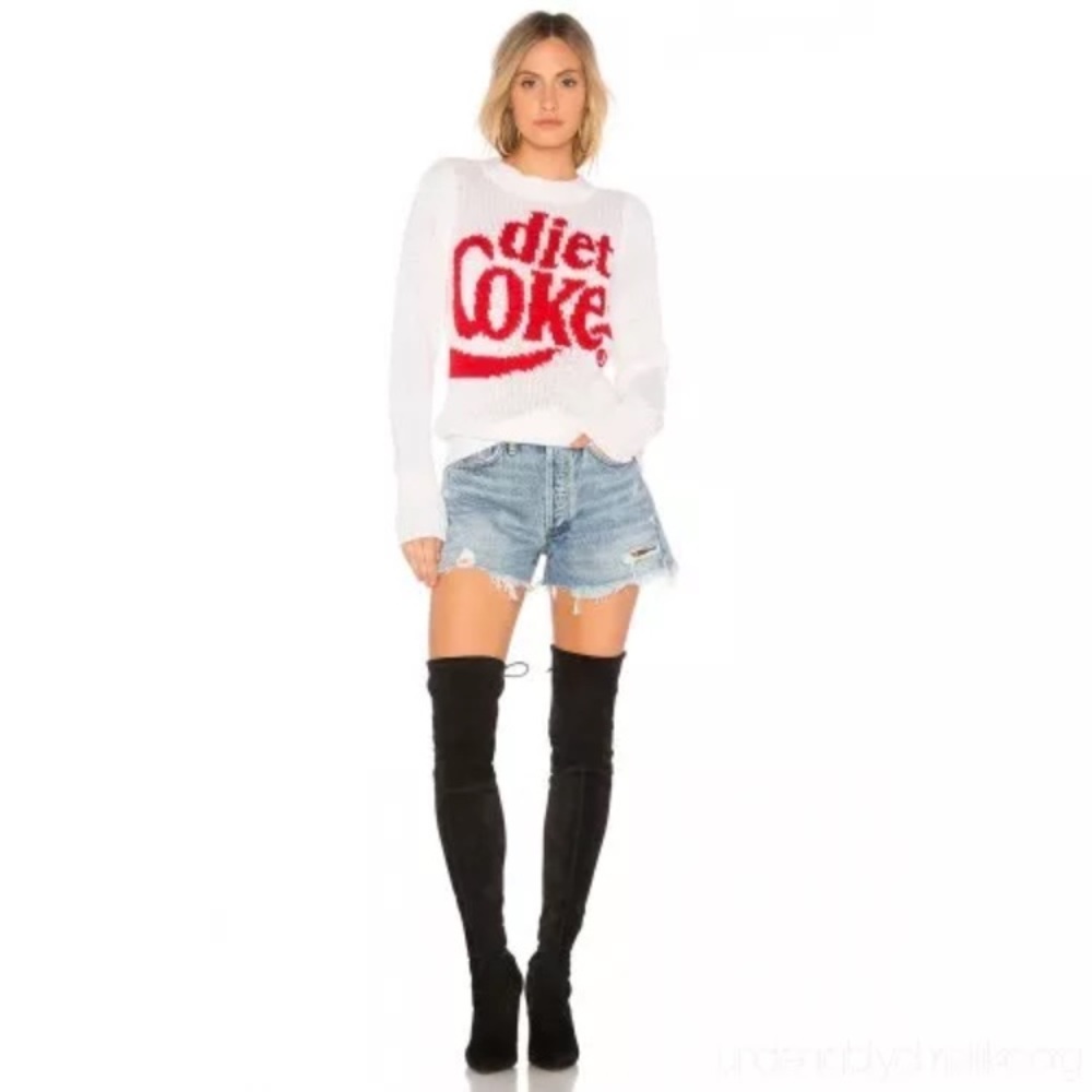 New Wildfox Diet Coke Lou Pullover Sweater XS